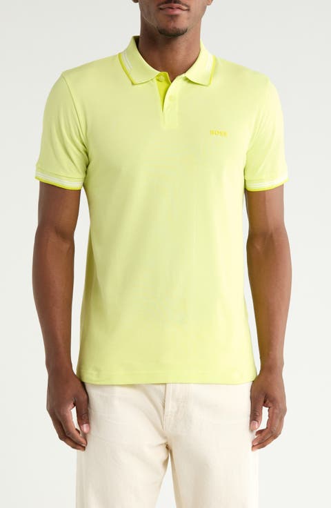 Paul Tipped Stretch Cotton Polo