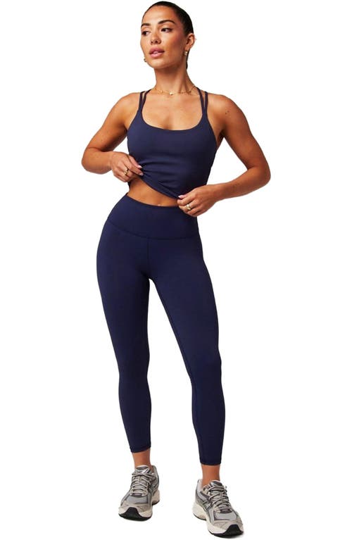 Fabletics Define Powerhold® High-waisted 7/8 Leggings In Blue