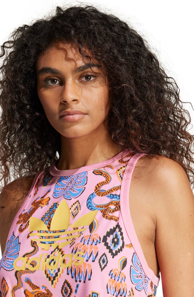 adidas x FARM Rio Trefoil Tank, Alternate, color,