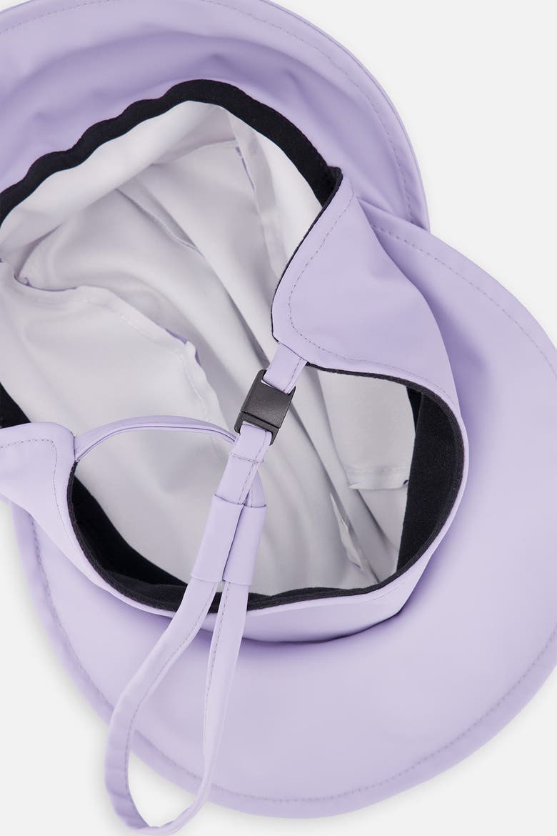 Waterproof Wide Brim Chin Strap Rain Hat, Alternate, color, Mauve