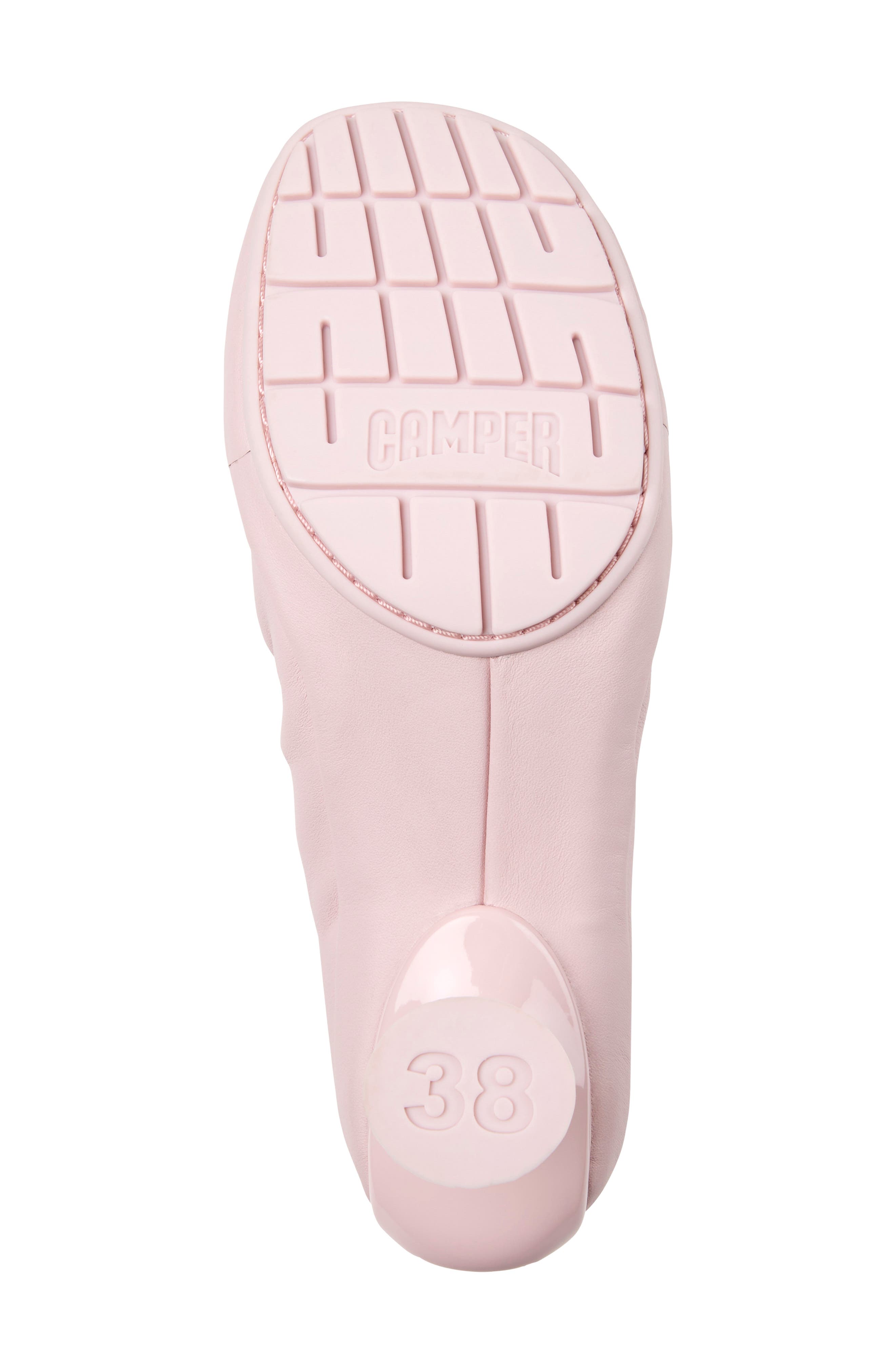 Right Nina Leather Pump, Alternate, color, LIGHT/ PASTEL PINK