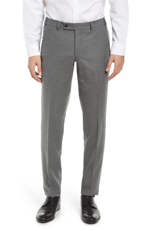 Jerome Flat Front Wool Dress Pants