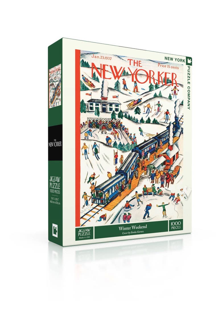 Winter Weekend 1000 Piece Puzzle, Alternate, color, No Color