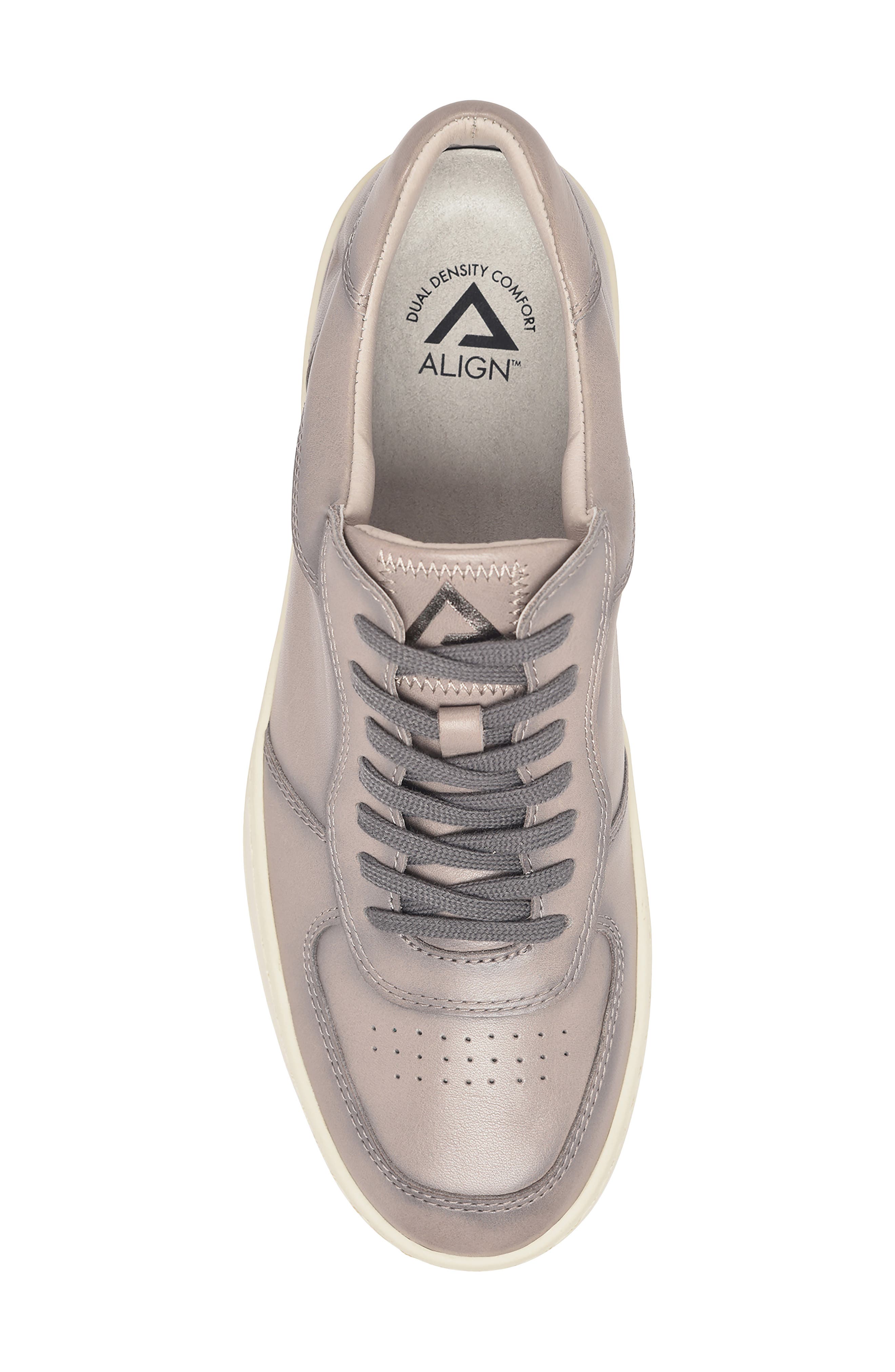 Venton Leather Sneaker, Alternate, color, ZINCO GREY