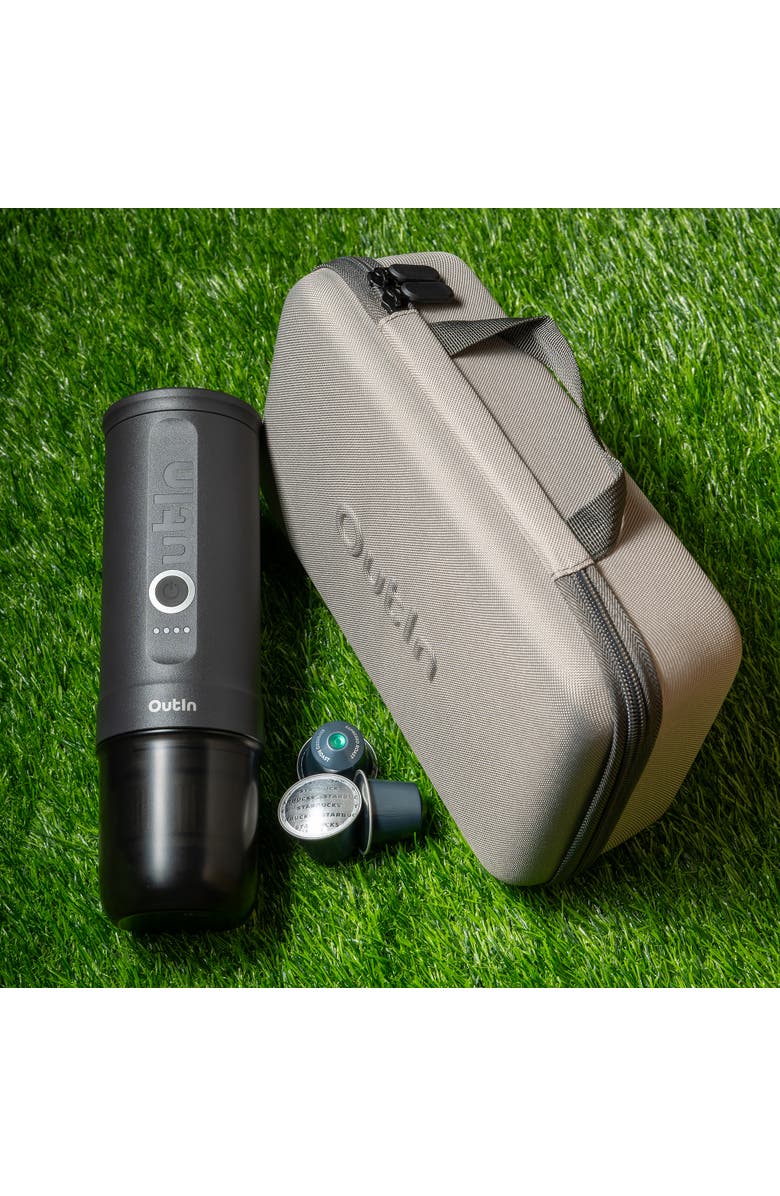 OutIn Nano Portable Electric Espresso Machine Travel Kit, Alternate, color, Space Grey