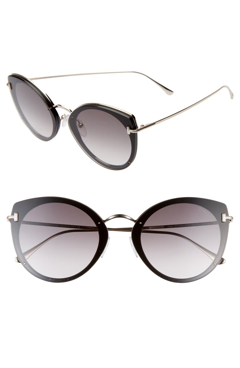 TOM FORD 63mm Cat Eye Sunglasses, Main, color,