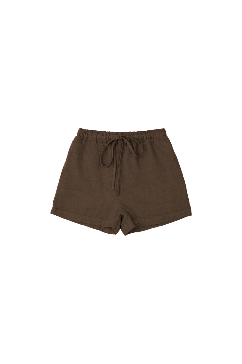 Ida Linen Short, Main, color, Chestnut