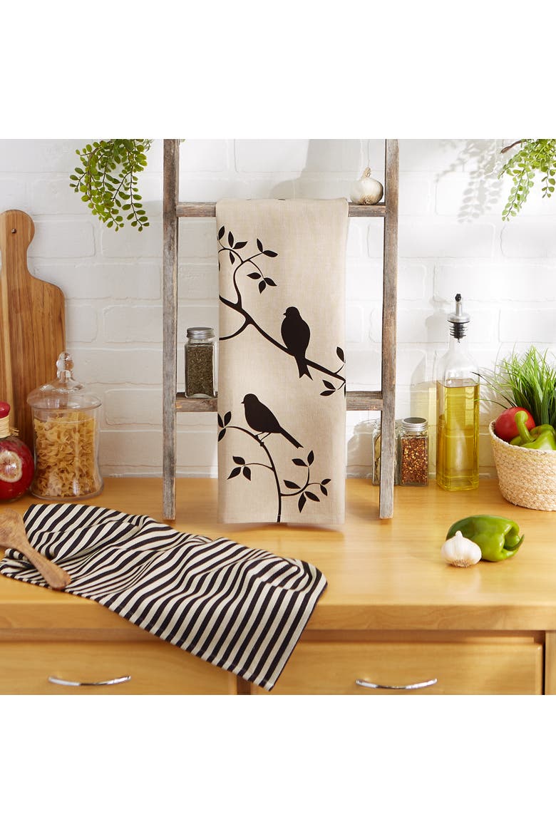 Bushel & Peck Birds Dishtowel Set/2, Alternate, color, Birds