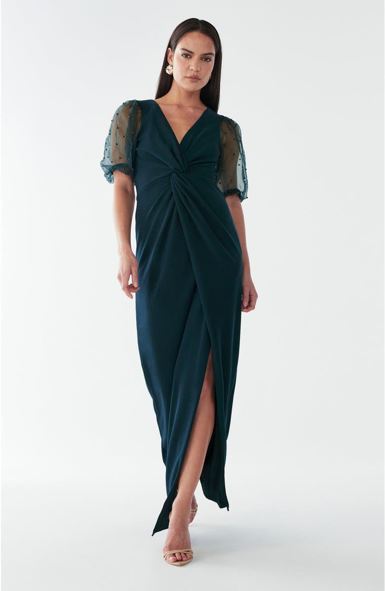 BWLDR Chiara  Dress, Alternate, color, Teal