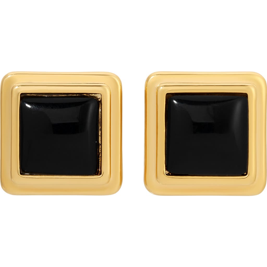 HEAVEN MAYHEM Archer Earrings in Gold/black  product