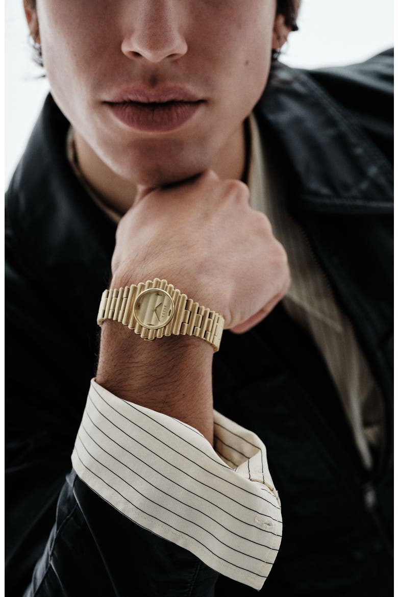 The Coda Bracelet Watch, 32mm, Alternate, color, GOLD