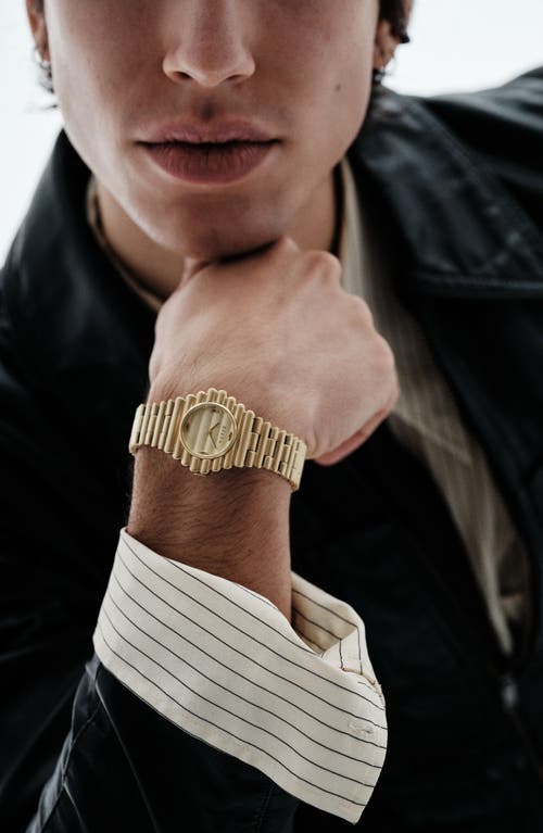 Breda Coda Watch, 32mm In 18k Gold Plated