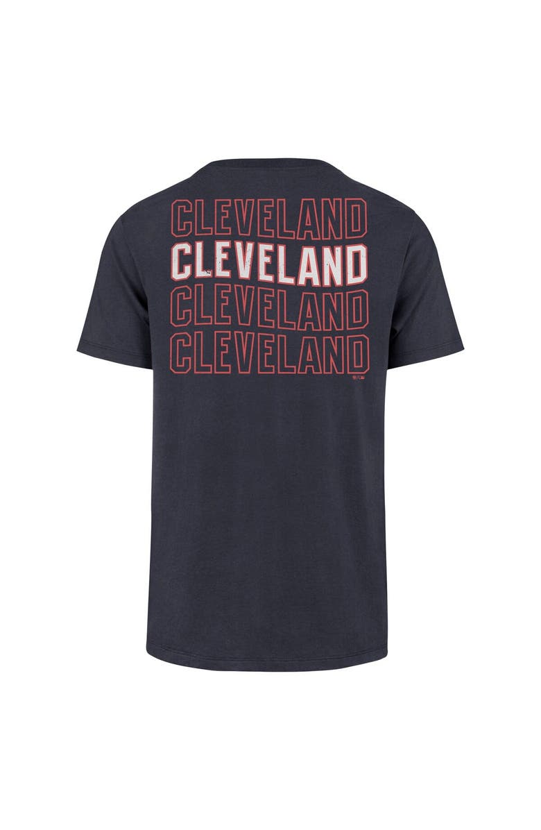 '47 Men's '47 Navy Cleveland Guardians Hang Back Franklin T-Shirt, Alternate, color, 