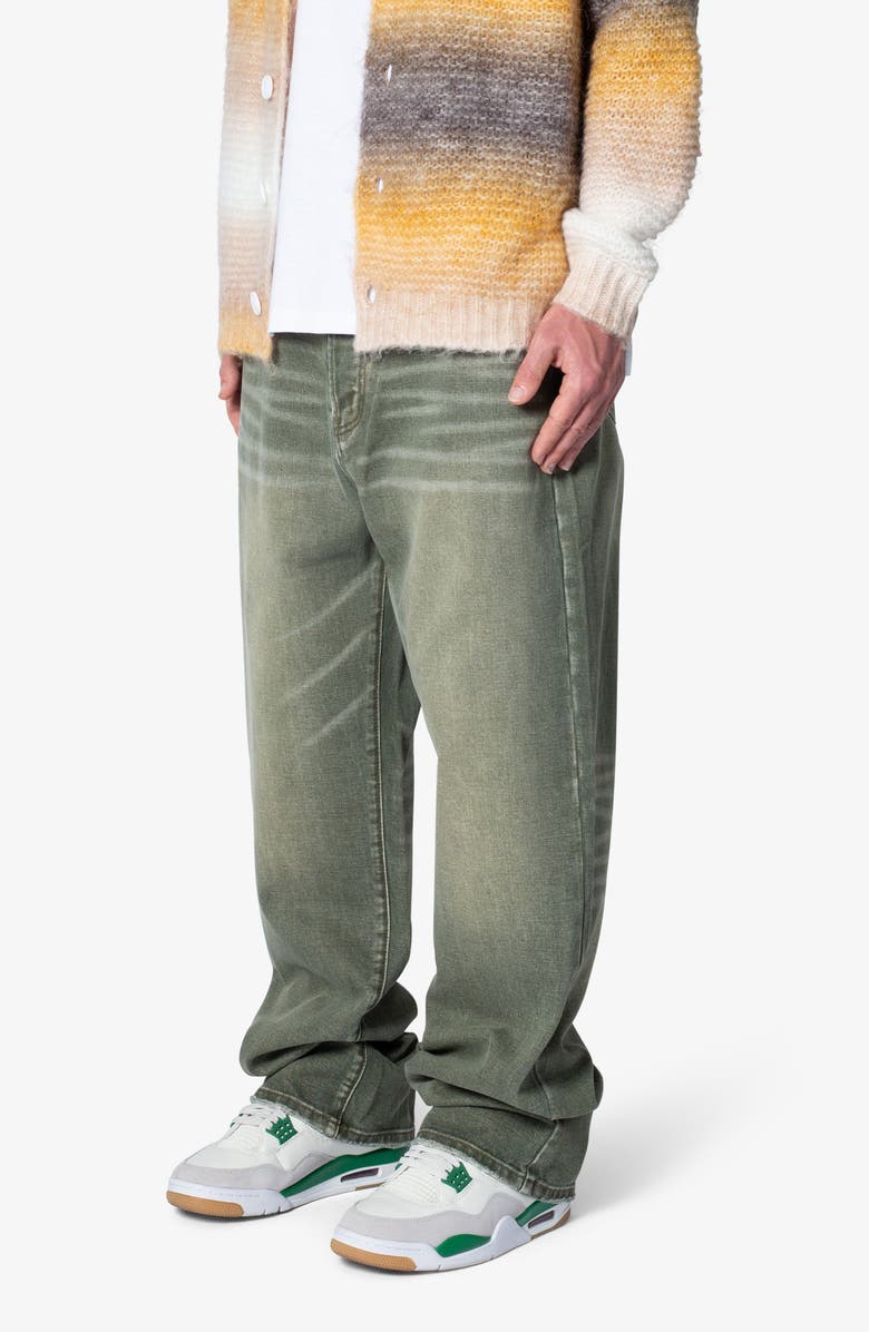 mnml Ultra Baggy Jeans, Alternate, color, Moss