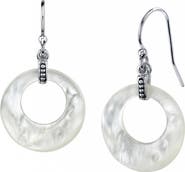 The Pearl Source Mother of Pearl Crescent Earrings