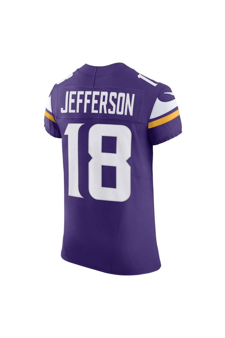 Men's Nike Justin Jefferson Purple Minnesota Vikings  Vapor F.U.S.E. Elite Jersey, Alternate, color, Purple