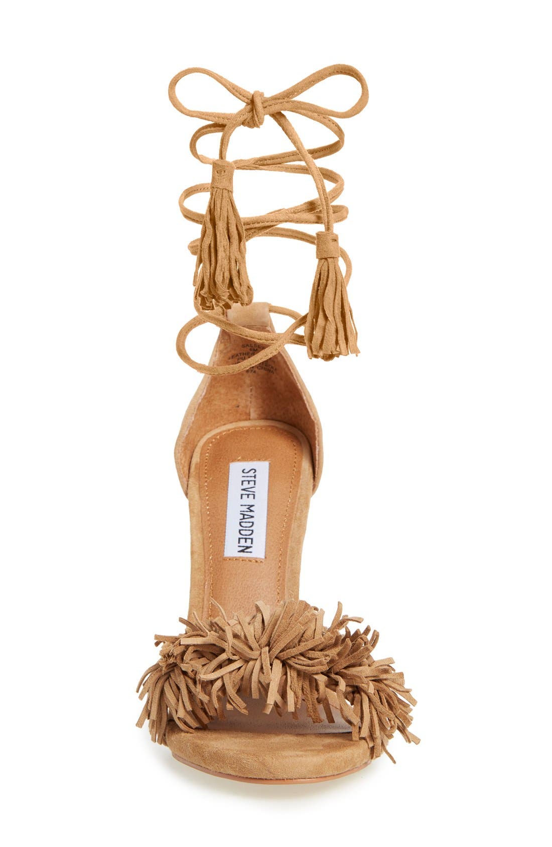 Steve Madden 'Sassey' Fringe Sandal, Alternate, color, 