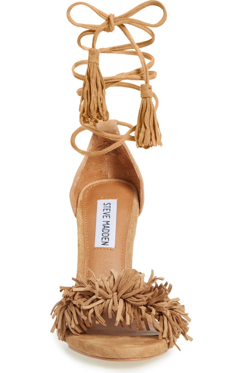 Steve Madden 'Sassey' Fringe Sandal, Alternate, color,