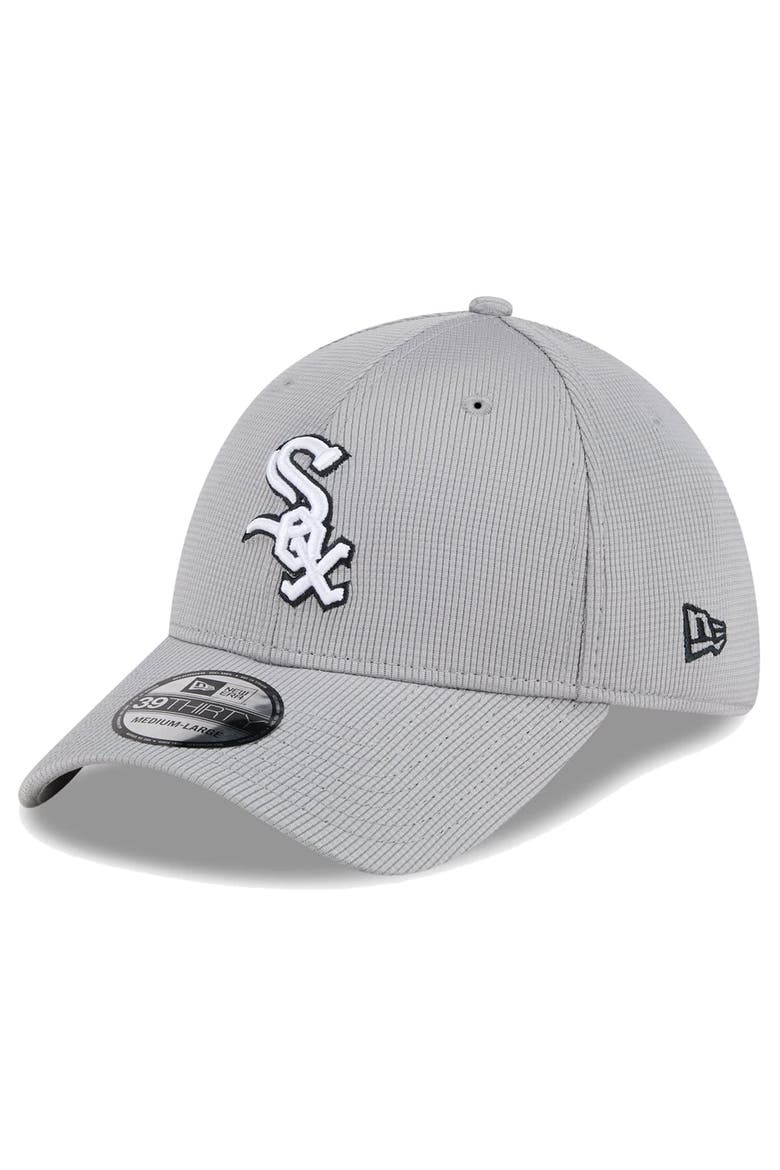 Men's New Era Gray Chicago White Sox Active Pivot 39THIRTY Flex Hat, Alternate, color, Gray
