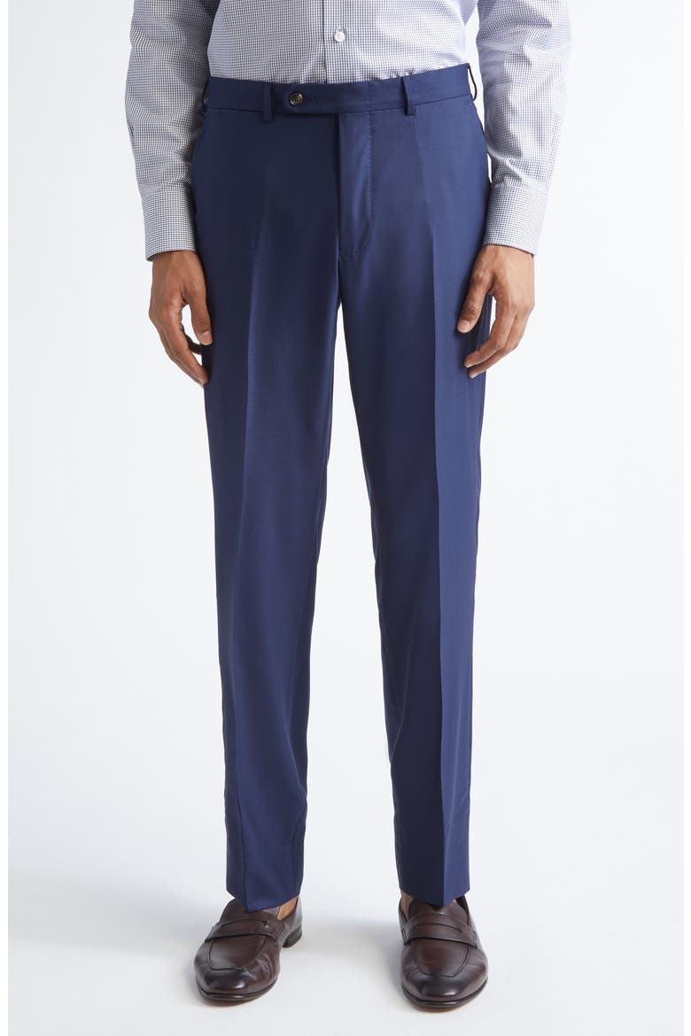 Plaid 15milmil15 Wool Suit, Alternate, color, DARK BLUE