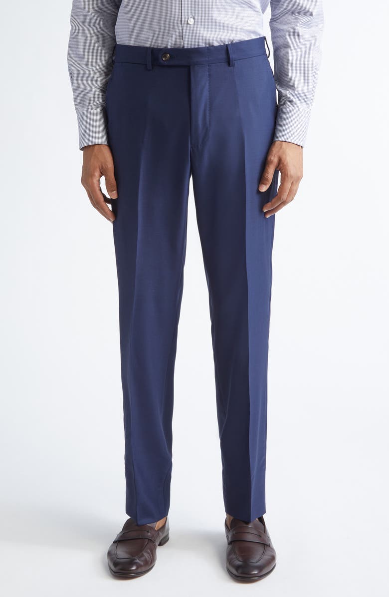 ZEGNA Plaid 15milmil15 Wool Suit, Alternate, color, Dark Blue