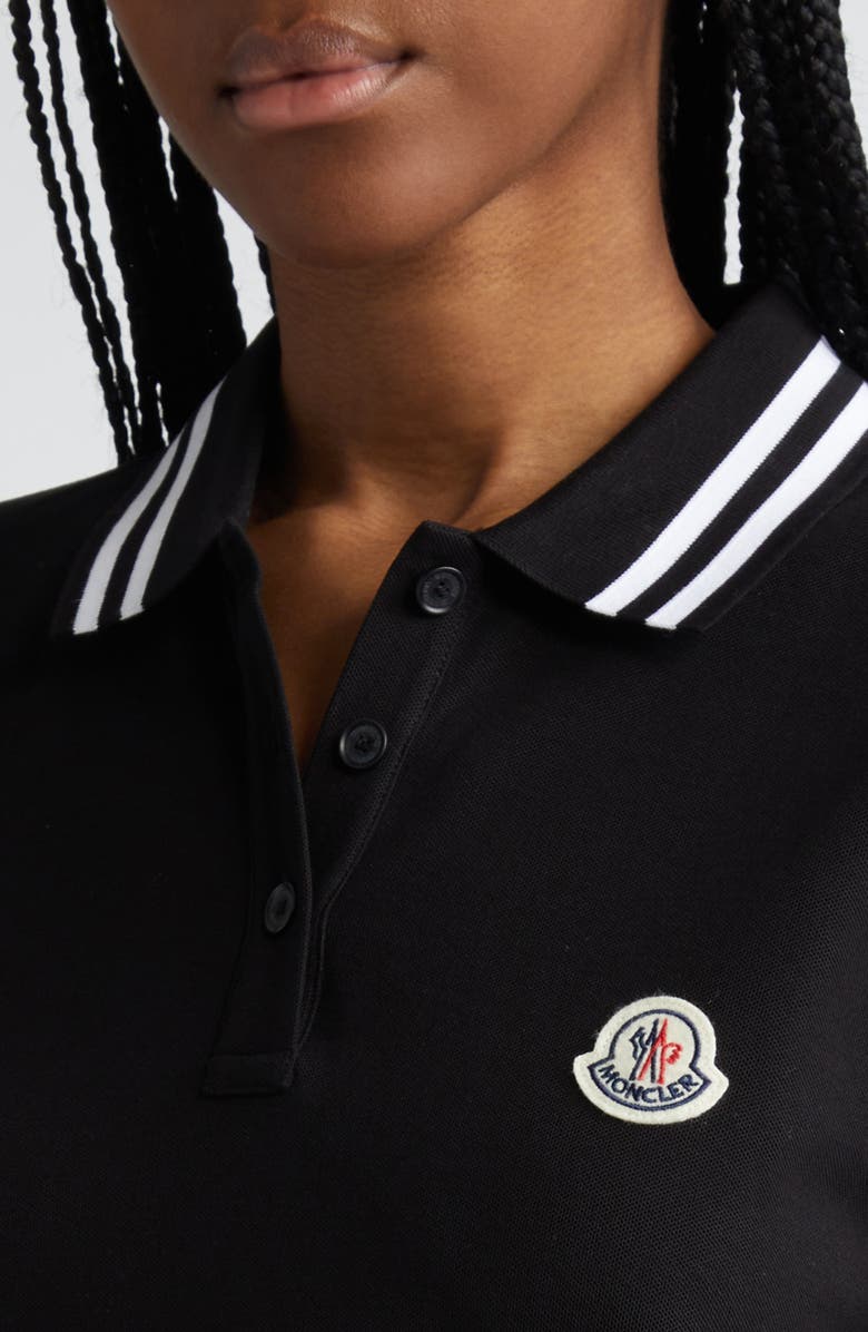 Moncler Logo Patch Cotton Piqué Knit Polo, Alternate, color,