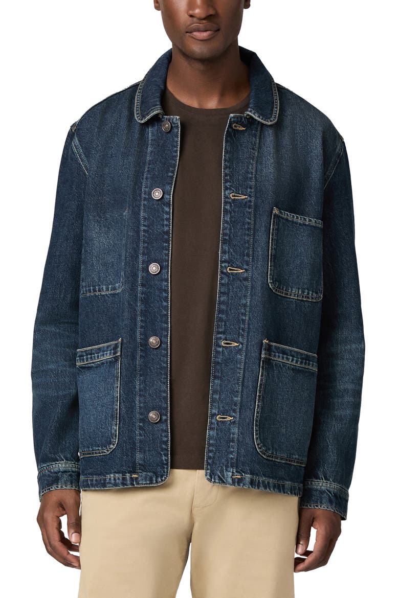 Trevino Denim Chore Jacket, Main, color, DESHLER