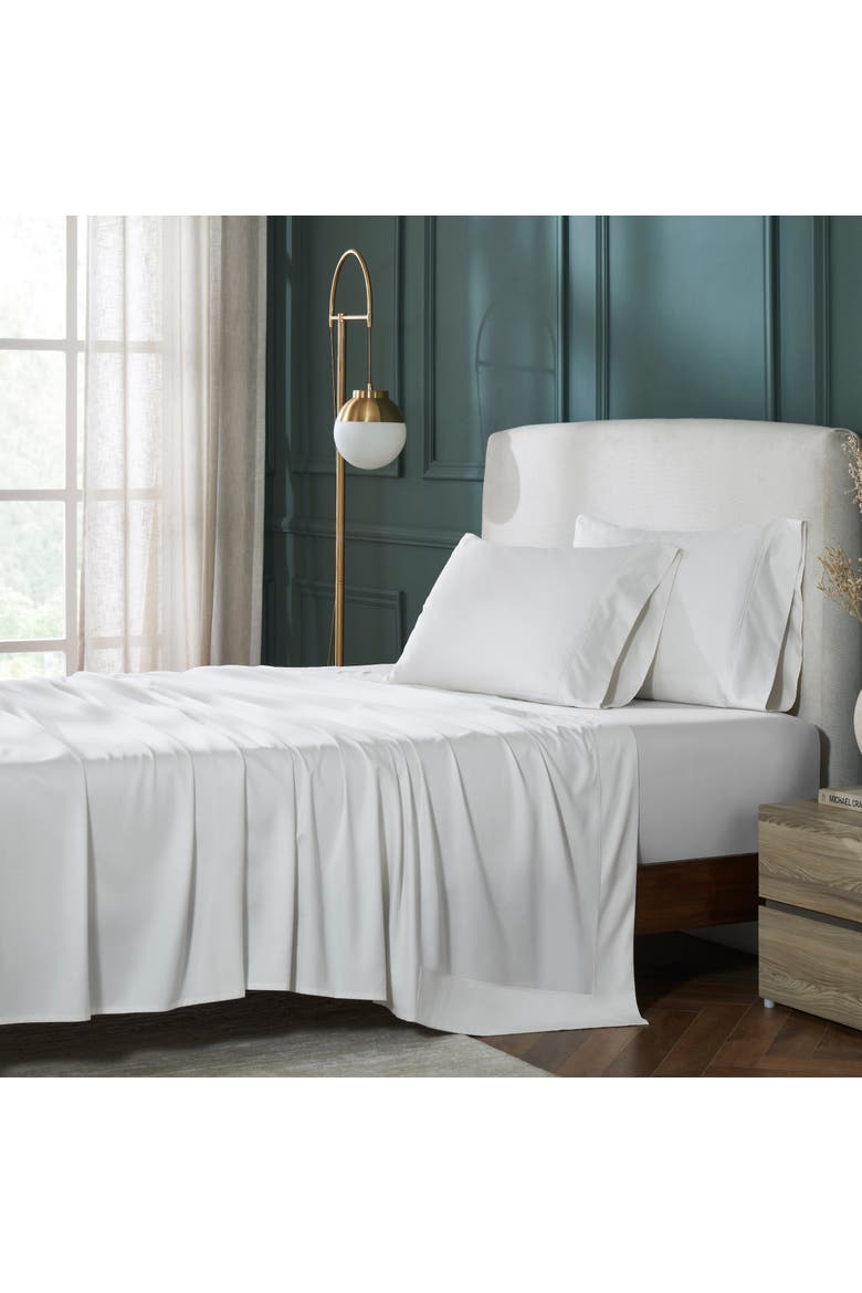 Corvelle Supima Cotton Sateen Pillowcases - Set of 2, Alternate, color, Off White/Off White