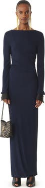 Lanvin Draped Dress In Crepe Jersey