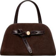 Tory Burch Small Romy Suede Bauletto