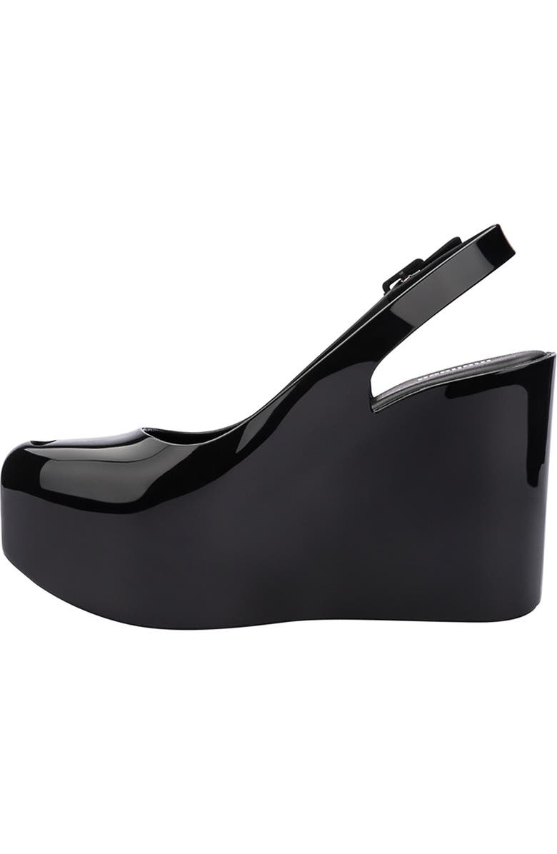 Melissa Groovy Slingback Platform Wedge Pump, Alternate, color,