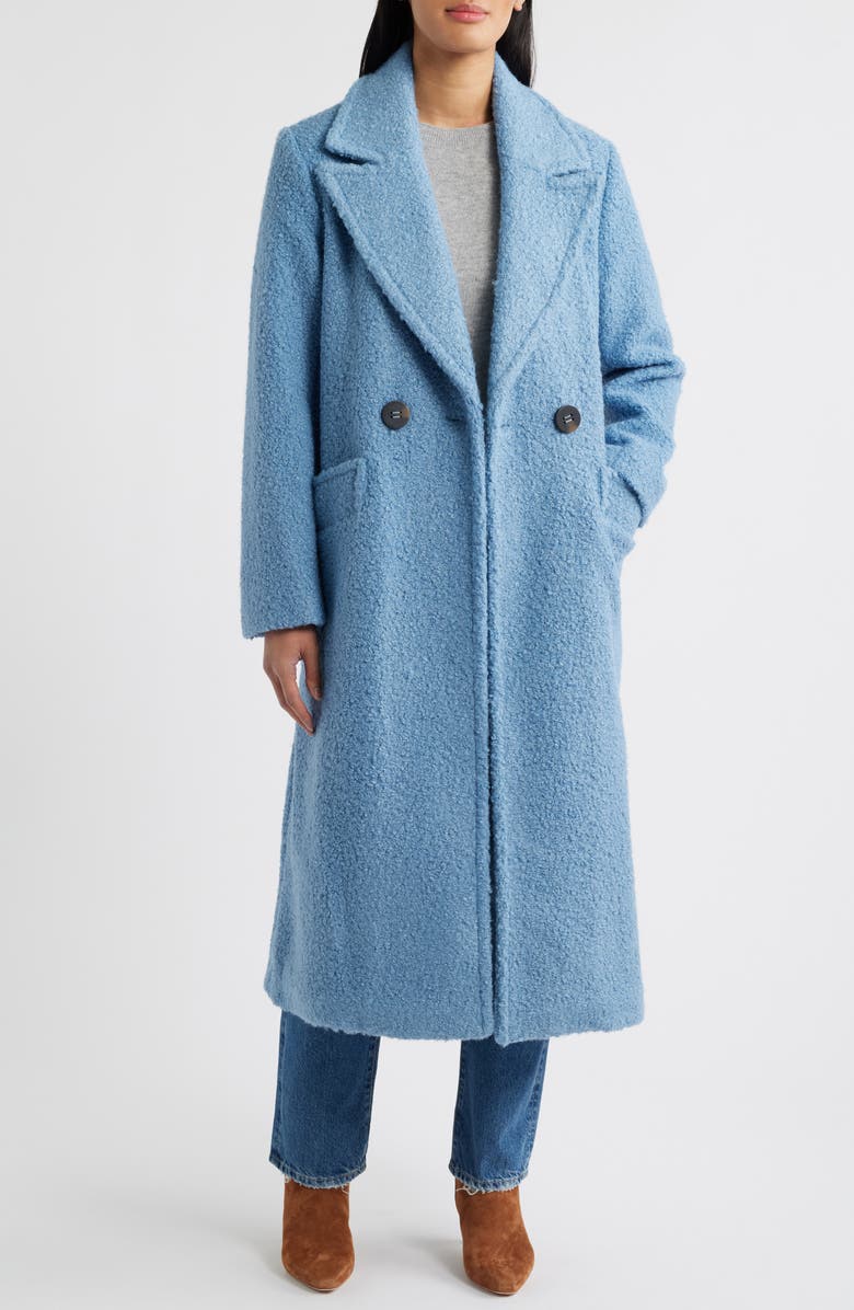 Double Breasted Bouclé Coat