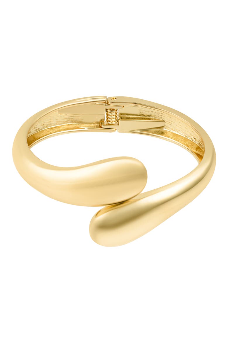 Overlap Cuff Bracelet, Main, color, GOLD