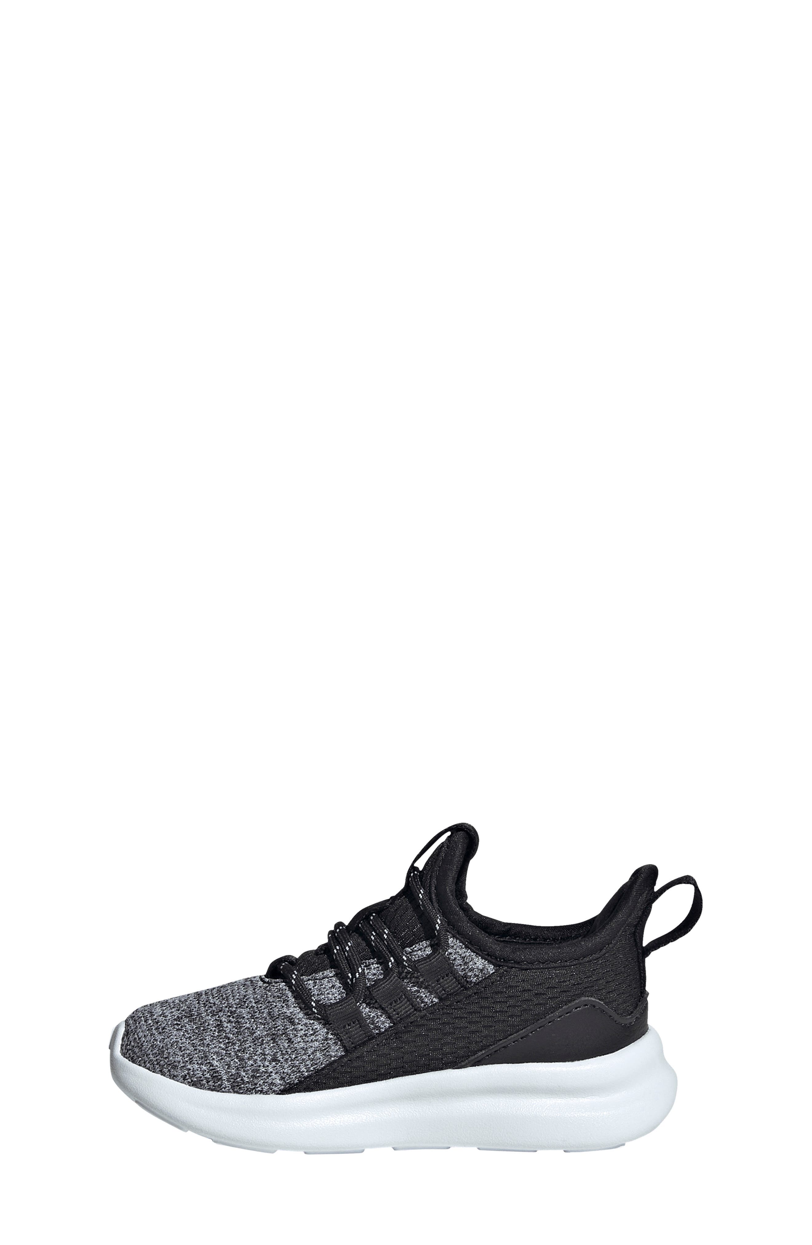 adidas Kids' Lite Racer Adapt 8.0 Sneaker, Alternate, color, Core Black/ Footwear White