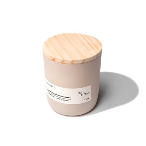 Sea and Citrus Bergamot Olive Lemon Candle
