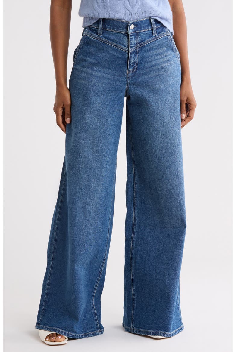 Cameron High Waist Wide Leg Jeans, Main, color, KATERINA