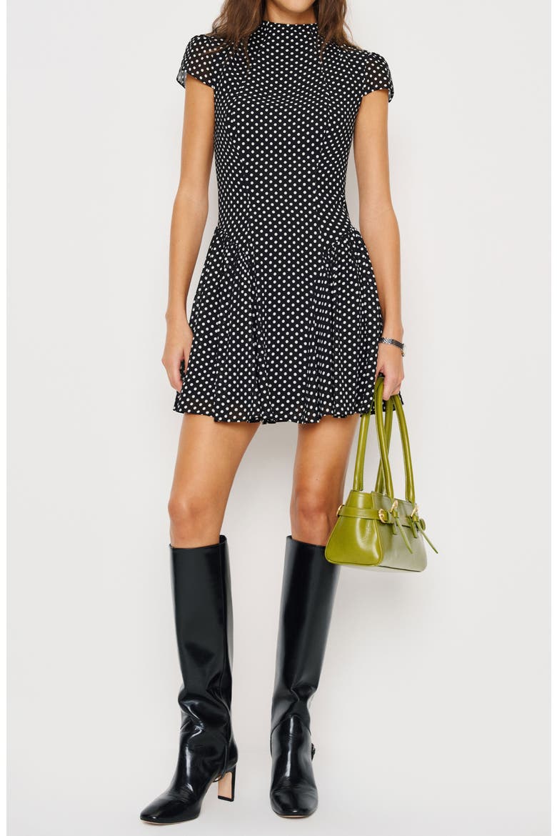 Maven Minidress, Main, color, CAVIAR DOT