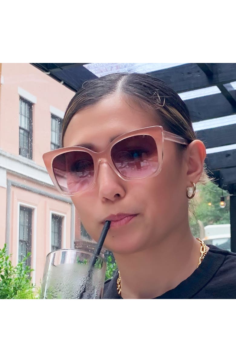 Velvet Eyewear Round Face Shape Sunglass Style Box, Alternate, color, 