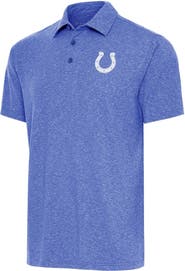 ANTIGUA Men's Antigua Heather Royal Indianapolis Colts Par Polo