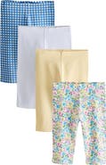 NEXT Kids' 4-Pack Ribbed Leggings