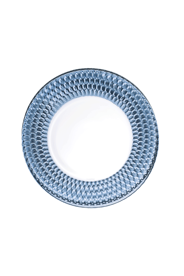 Boston coloured Buffet Plate Set of 2, Main, color, blue