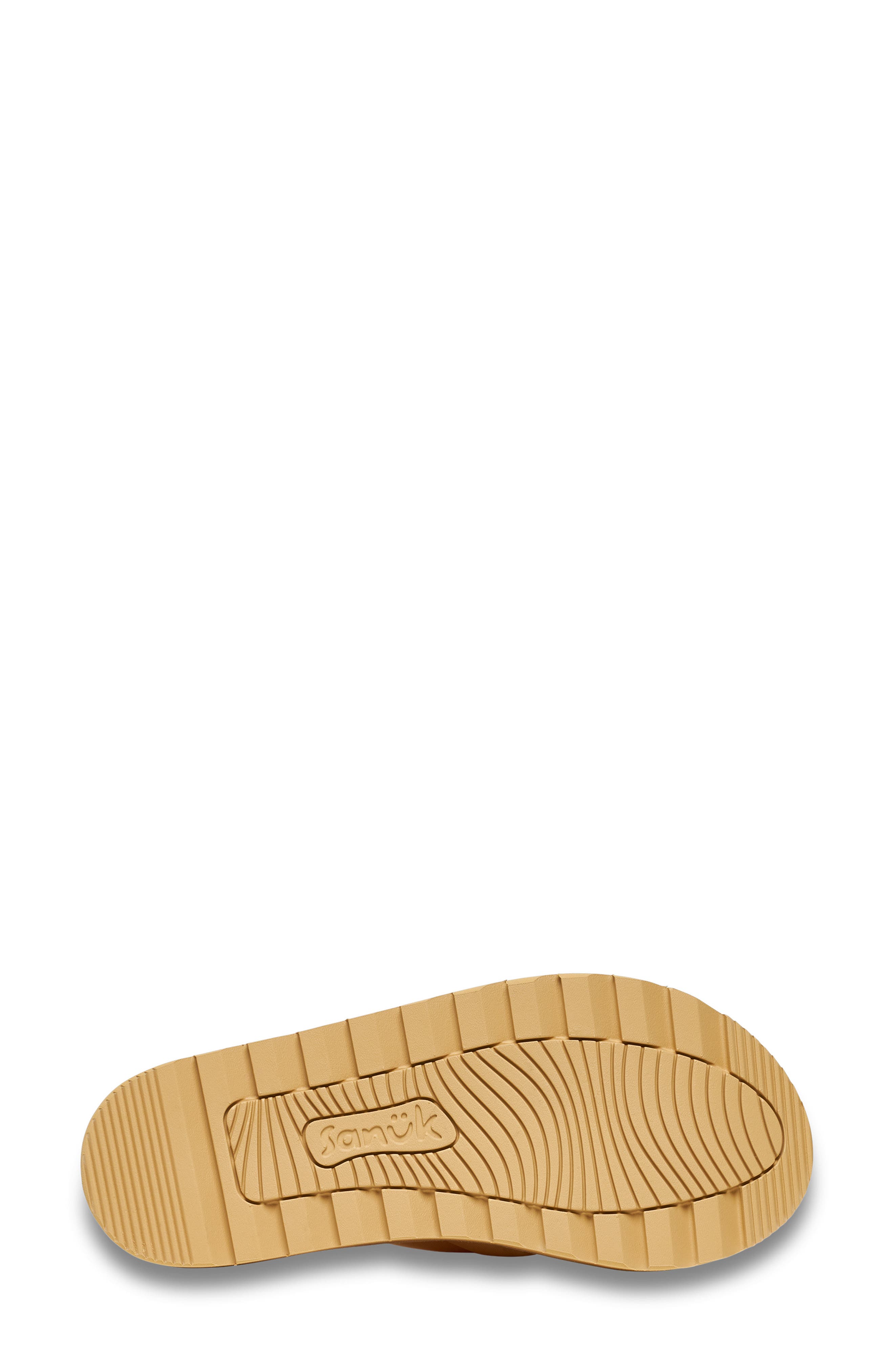 Yoga Platform Flip Flop, Alternate, color, SAND DOLLAR