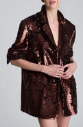 Kenneth Cole Sequin Wrap Jacket