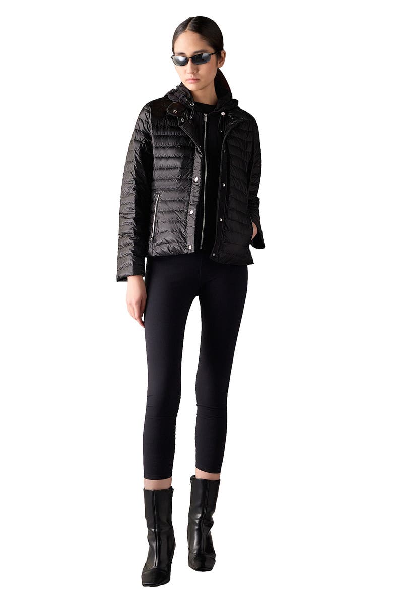 Moose Knuckles Cloud Walker 800 Fill Power Down Jacket, Alternate, color, Black/ Black