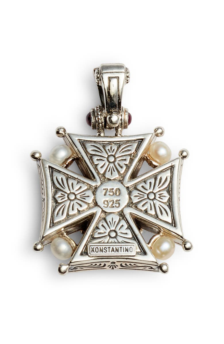 Konstantino Hestia Topaz Cross Pendant, Alternate, color, 