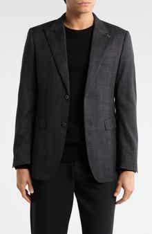 T.R. PREMIUM Slim Fit Solid Stretch Sport Coat