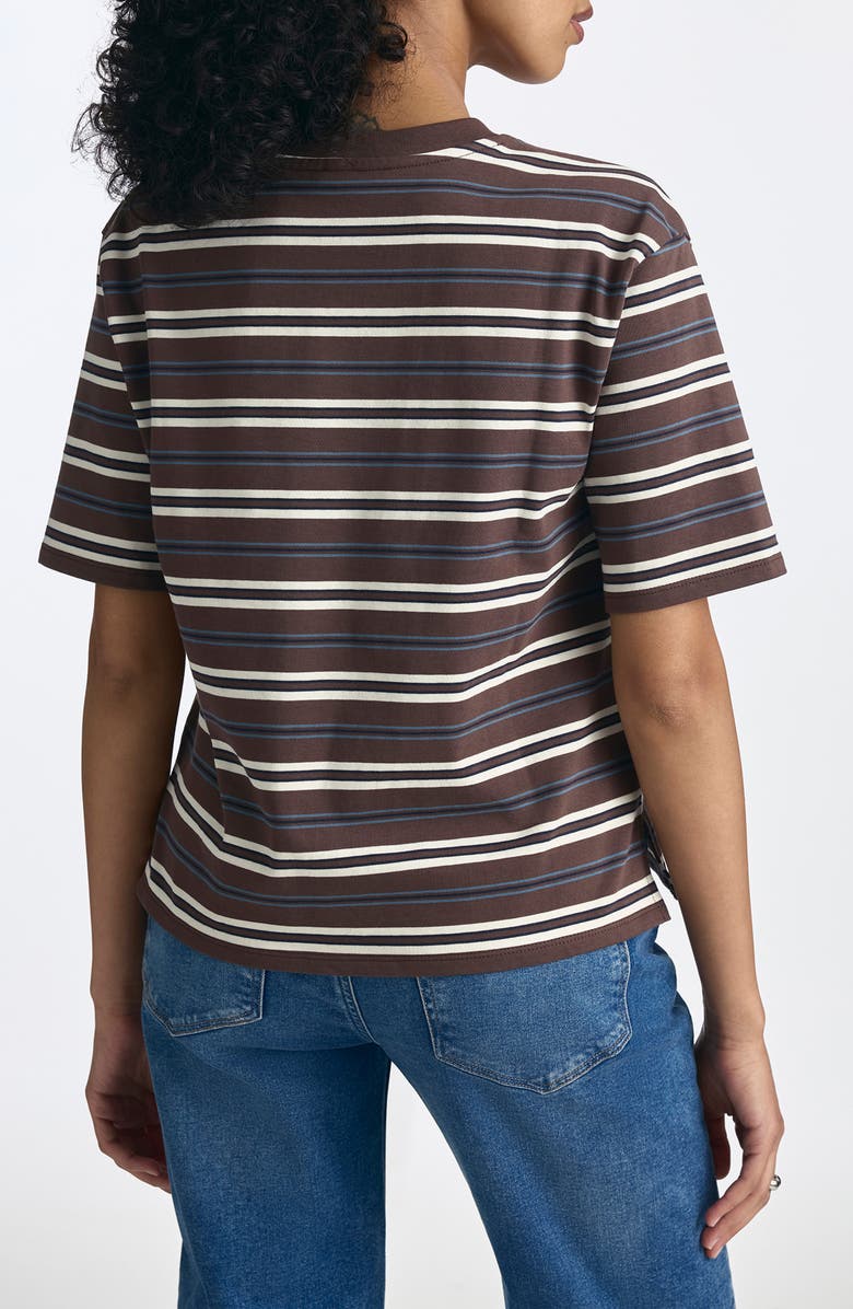 Brooklyn Industries Stripe Cotton Jersey T-Shirt, Alternate, color, Chocolate Martini St