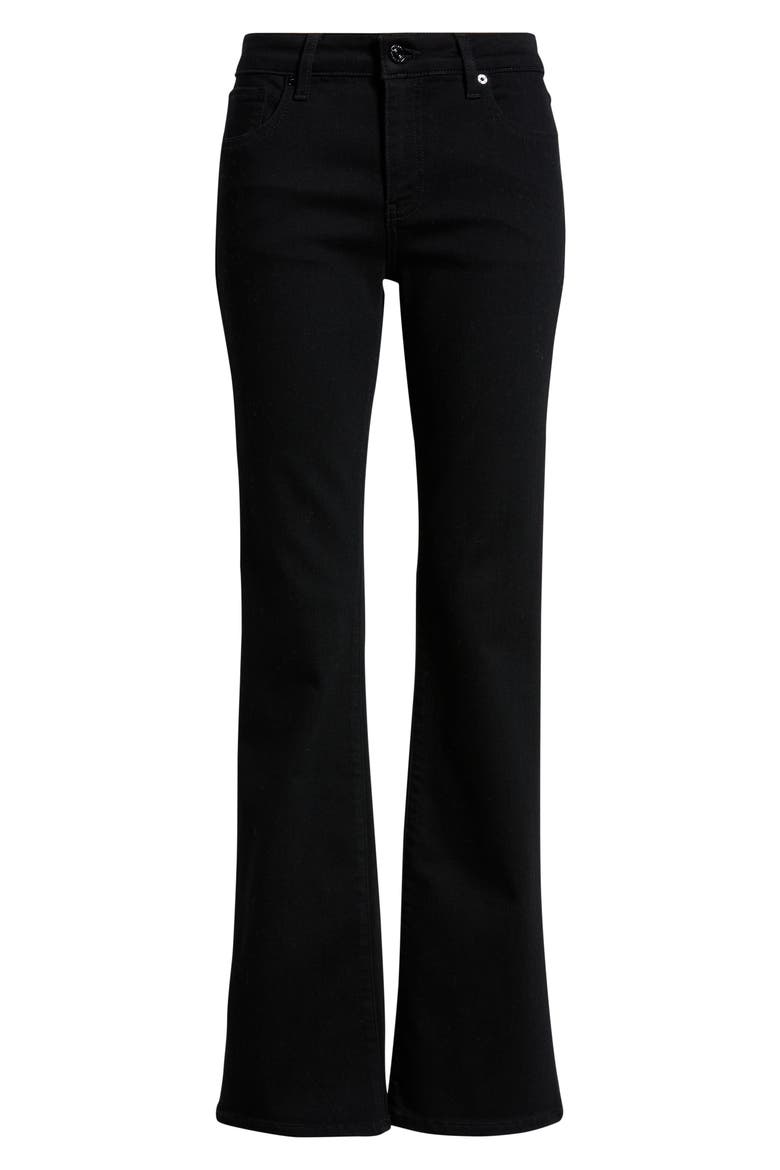The Rodeo Flare Leg Jeans, Alternate, color, BLACK
