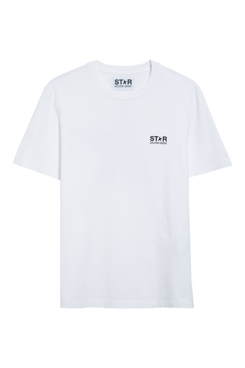 Star Logo Cotton Graphic T-Shirt, Alternate, color, WHITE/ BLACK