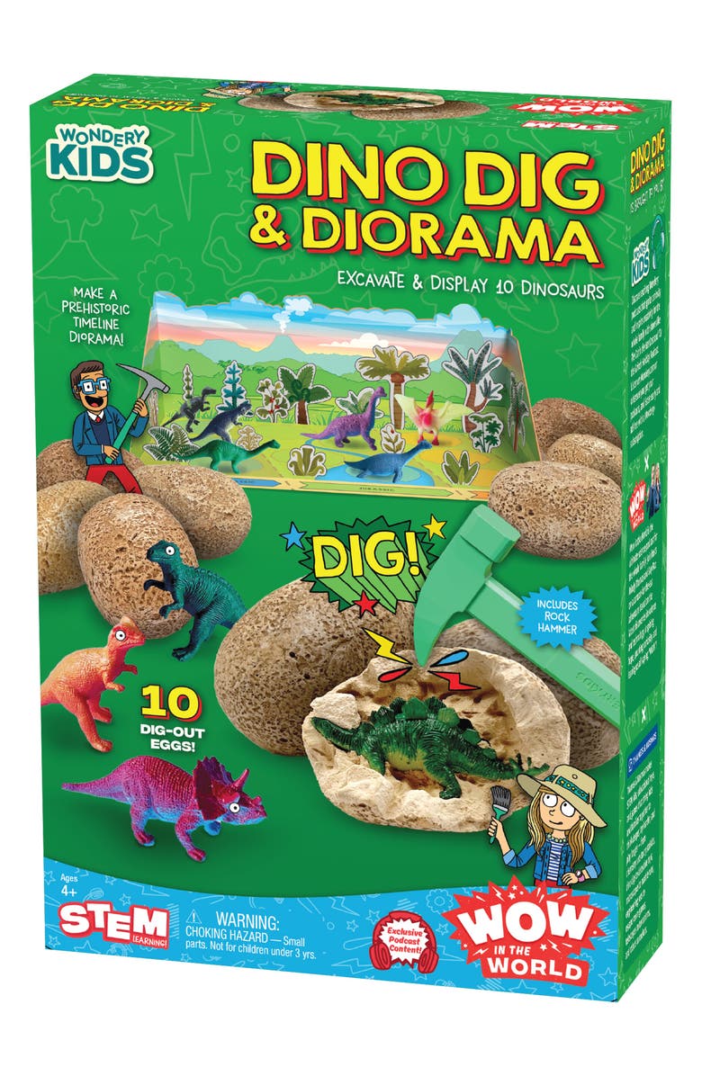 Thames & Kosmos Dino Dig & Diorama Kit, Main, color, Miscellaneous